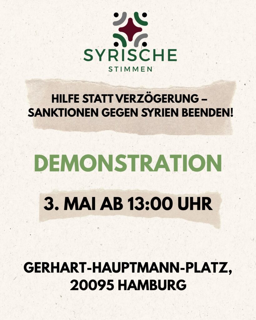 „Hilfe statt Verzögerung“ – Unsere Kundgebung in Hamburg
